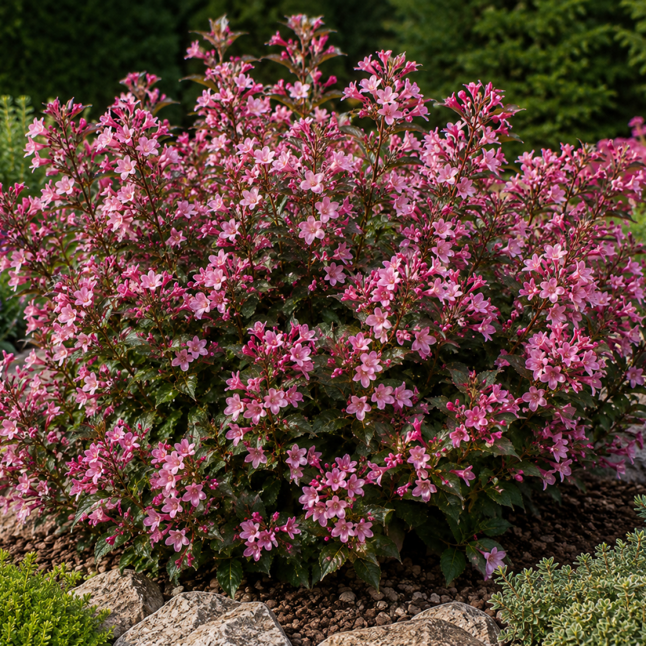 Obrázok Vajgela kvetnatá (Weigela florida) ‘PICOBELLA ROSA’® - výška 10-15 cm, kont. C2L